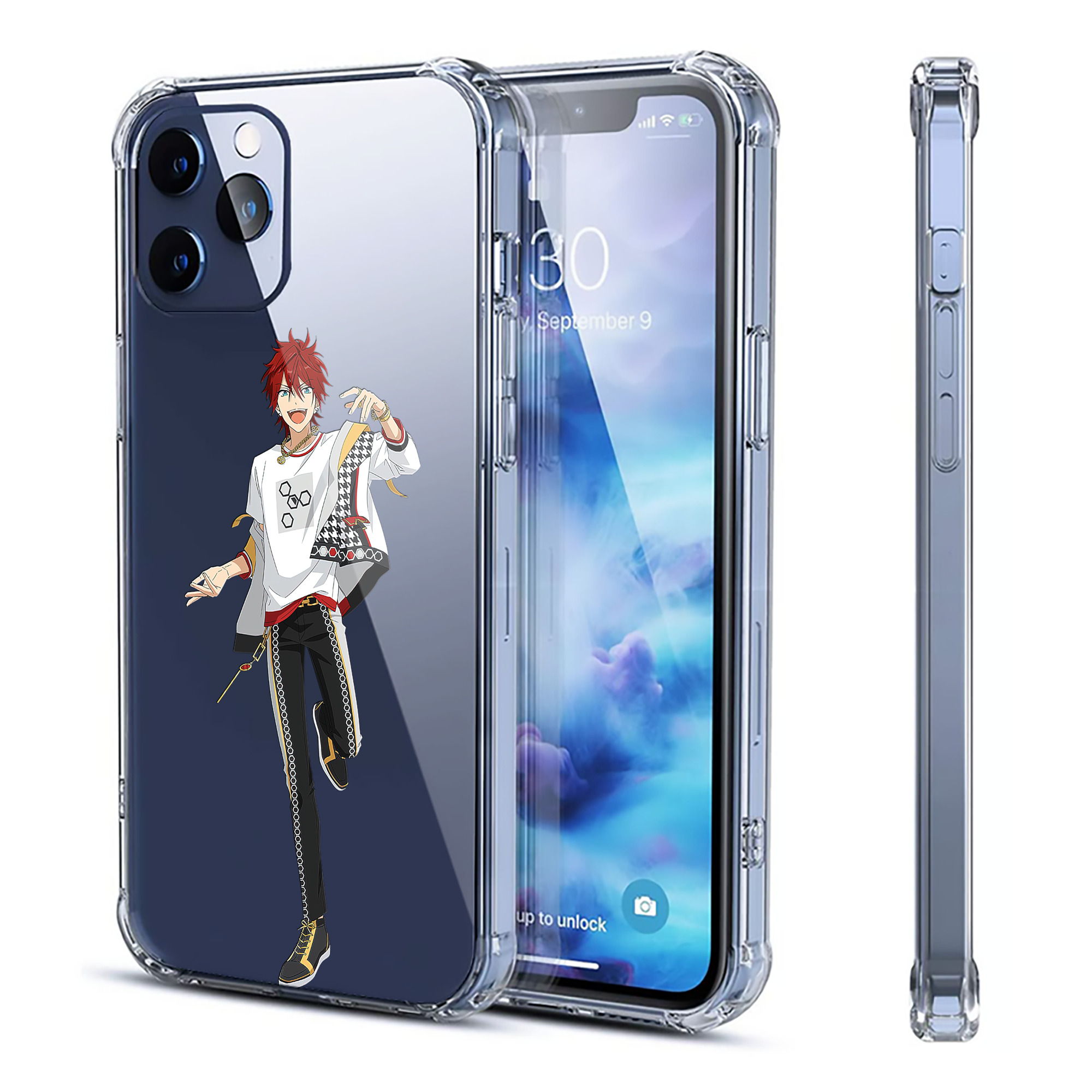 （画像用） あんさんぶるスターズ! Ensemble Stars 【iPhone 12シリーズ対応】透明スマホケース（クリアソフトケース）